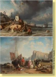 Retour De La Barque Avant L'orage