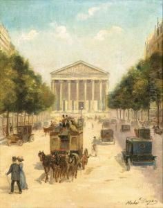 Rue De La Paix; And Le Madelaine by Michel Troyen