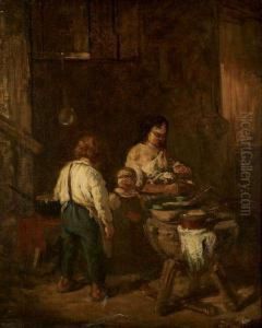La Nourrice by Constant Troyon