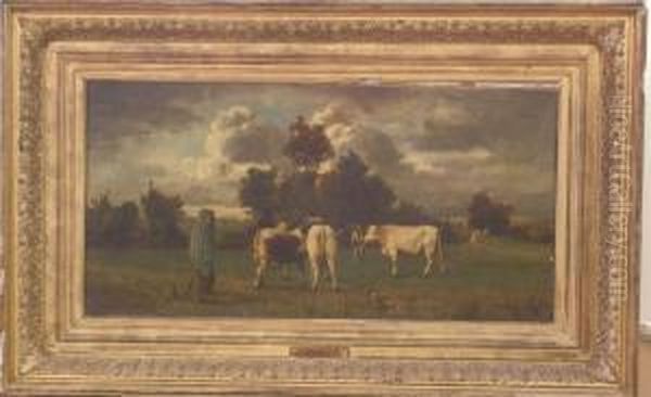 Vaches Et Son Berger - view 1