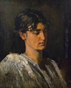 Bildnis Einer Jungen Dame by Wilhelm Heinrich Trutbner
