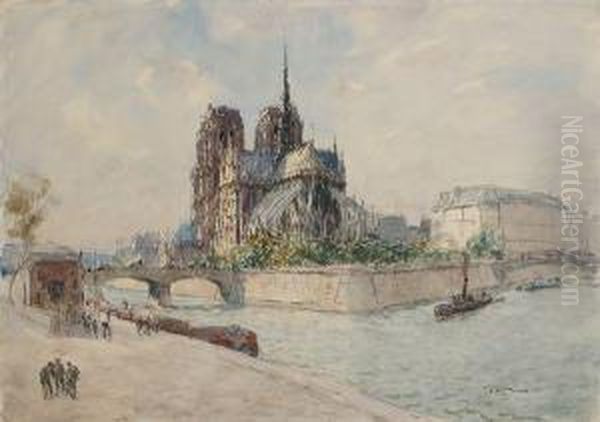Paris, La Seine Au Chevet De Notre-dame - view 1