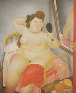 La Toilette by Fernando Botero