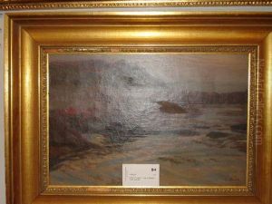 Trulsson, Olja, Kustparti, 1904, 25x38 by Anders Trulson