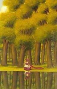 Flowerpot 1974 by Fernando Botero