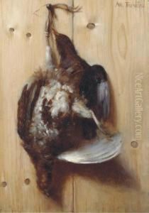 Trophee De Chasse En Trompe L'oeil by Auguste Joseph Trupheme