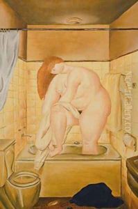 Homage to Bonnard by Fernando Botero