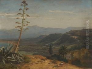 Paysage Oriental by Edmond Jean Baptiste Tschaggeny