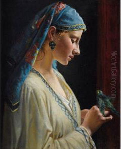 Jeune Femme A La Perruche - view 1