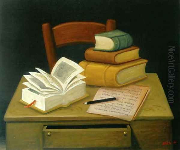 Still Life With Books Naturaleza Muerta Con Libros - view 1