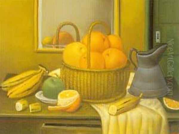 Still Life With Fruit Basket 1996 - view 1