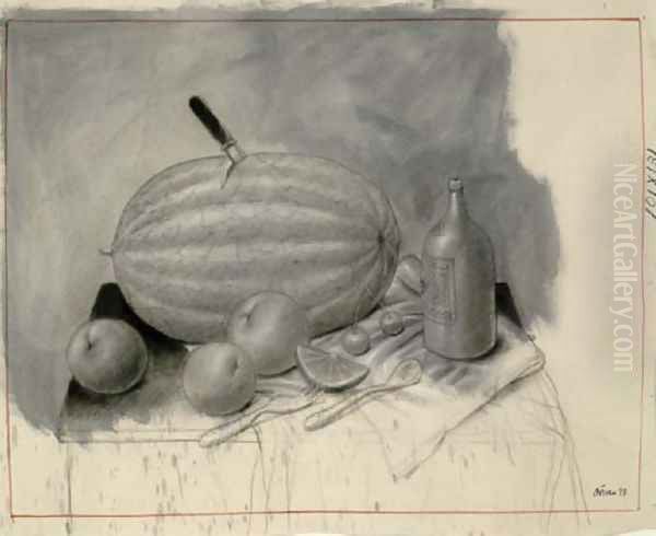 Still Life With Watermelon - view 1