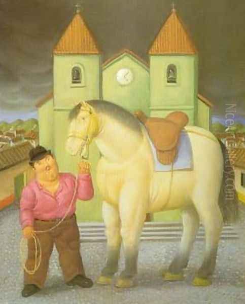 Man and Horse 1997 - view 1