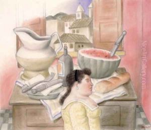 Interior by Fernando Botero
