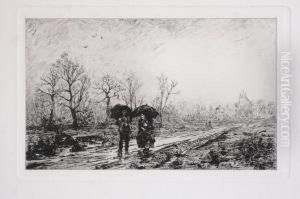 Regenwetter by Paul Wilhelm Tubbecke