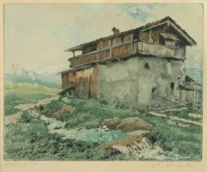 Motyw Alpejski by Karl Tucek