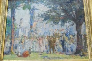Celebrations To Commemorate Prince Of Walesvisit 1920 Procession Passing Victoria Square by Marie Anne Tuck