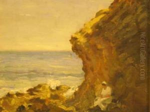 Woman In Seascape - view 1