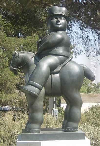 Man on Horse - view 1