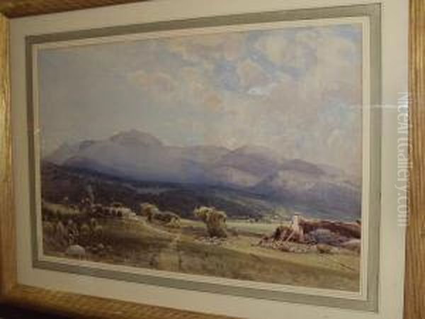 Extensive Lakeland Landscape With Langdalepikes - view 1