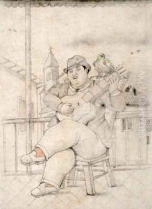 Man Playing The Guitar