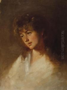 Portrait Of Louisa Ann Wilkinson by Tudor St George Trucker