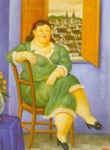 Woman in front of the Window 1995