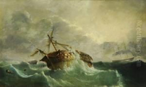 The Loss Of The French Droits De L'hommed" by Frederick Tudgay