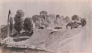 Goodrich Castle; Portland; On The Wye; And A Bridge In Wales