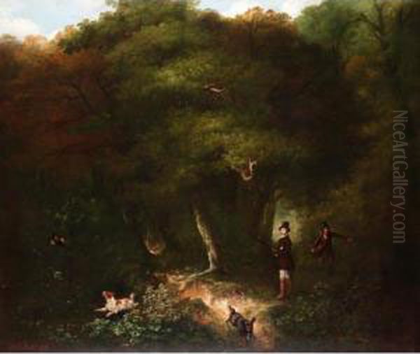 Gentleman Shooting In A Forest - view 1