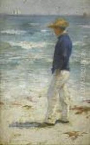 Looking Out To Sea by Henry Scott Tuke