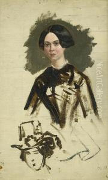 Studie Einer Jungen Frau Mit Pagenschnitt - view 1