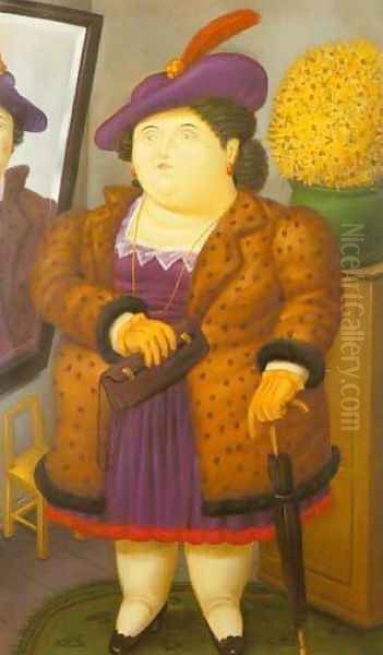 Woman With a Fur Coat 1990 - view 1