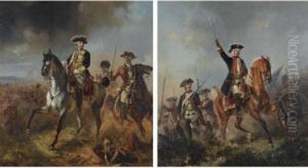 Ferdinand Herzog Von Braunschweig-luneburg Bei Der Schlacht Bei Minden - view 1