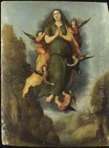 Assunzione Di Santa Maria Egiziaca by Gianfrancesco Tura