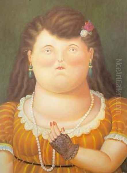 Woman with Pearls 1995 - view 1