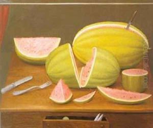 Watermelon 1989 by Fernando Botero