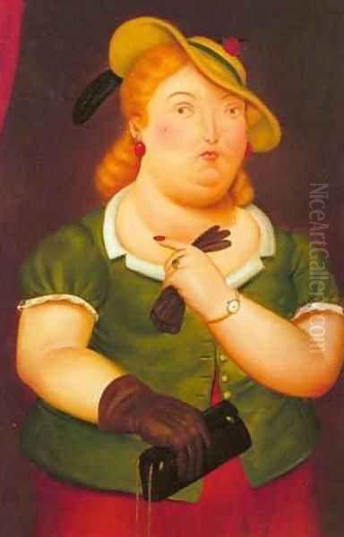 Woman in a hat 1986 - view 1