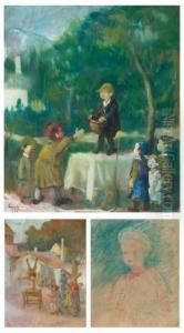 Children Playing - Portrait Of A Young Boy