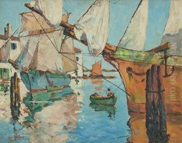 In An Old French Port - view 1