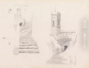 Scorci Di Paese by Celestino Turletti