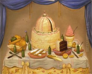 Happy Birthday 1971 by Fernando Botero