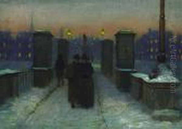 Gaslight In The Boston Public Gardens - view 1
