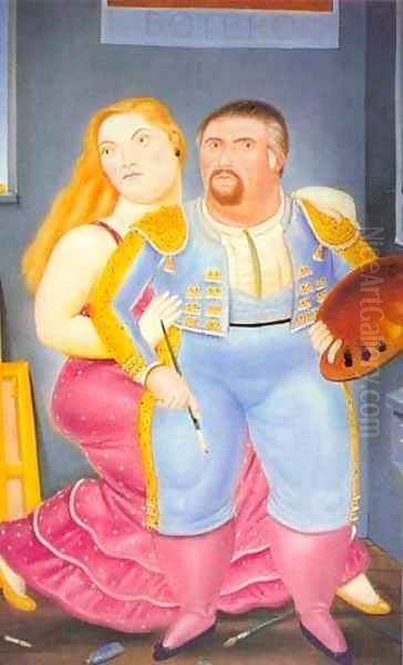 Self-Portrait With Sofia 1986 - view 1