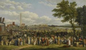 Fairground Scene by William Turner Delonde
