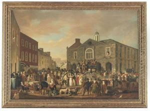 The Marketplace And Court-house by William Turner Delonde