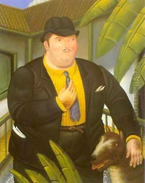 Man With Dog 1989 - view 1