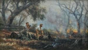 Burning Off by James Alfred Turner