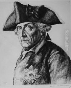 Bildnis Friedrich Des Grosen by Julius C. Turner