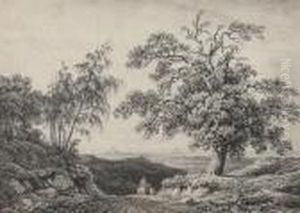 Landscape In Oxfordshire by William Turner